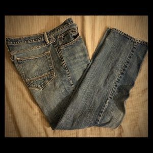 MEN, STRAIGHT BLUE JEANS, 32 X 30